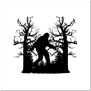 Funny Bigfoot and Sasquatch T Shirts Posters and Art